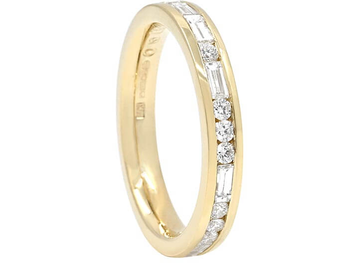 Audrey's Morse Code Inspired Wedding Ring