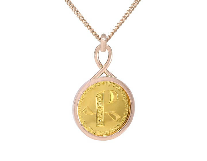 Christina's 9ct Rose Gold Armenian Coin Pendant