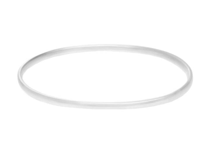 Sterling Silver Oval Bangle