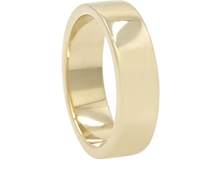 Handmade 9ct Yellow Gold Wedding Band