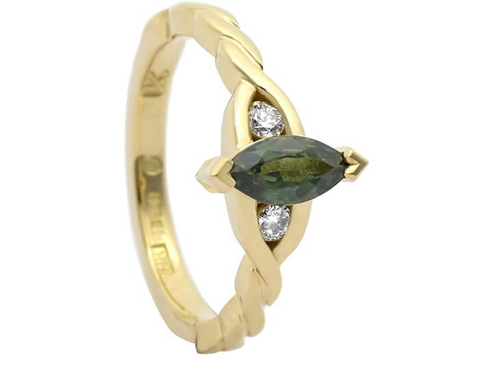 A Favourite Green for Serena's Engagement Ring