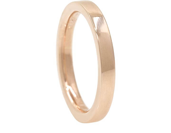 Delicate 9ct Fairtrade Rose Gold Wedding Band