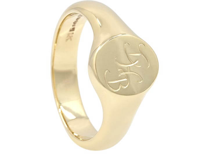 Ian's Customised Initials Signet Ring