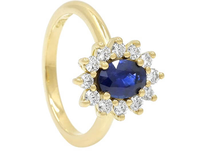 A Regal Look for Maja's Engagement Ring