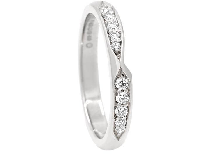 An 18ct White Gold and Diamond Eternity Ring