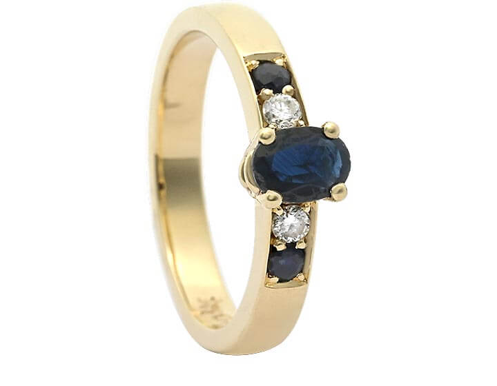 Jane's Bespoke Sapphire and Diamond Dress Ring Redesign