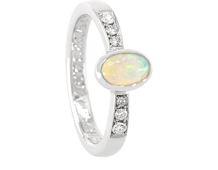 Georgia's Opal Engagement Ring