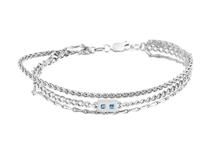 Victoria's Multi Strand Chain Style Bracelet