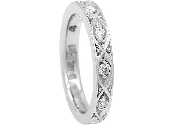 Sabrina's Platinum and Diamond Eternity Ring