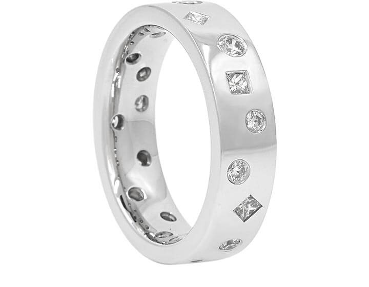 A Bespoke Diamond Scatter Set Ring