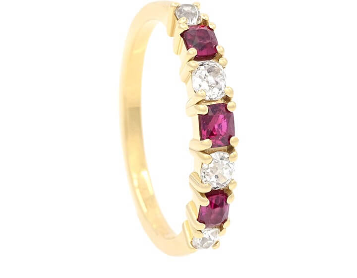 Julia's Diamond and Ruby Eternity Ring