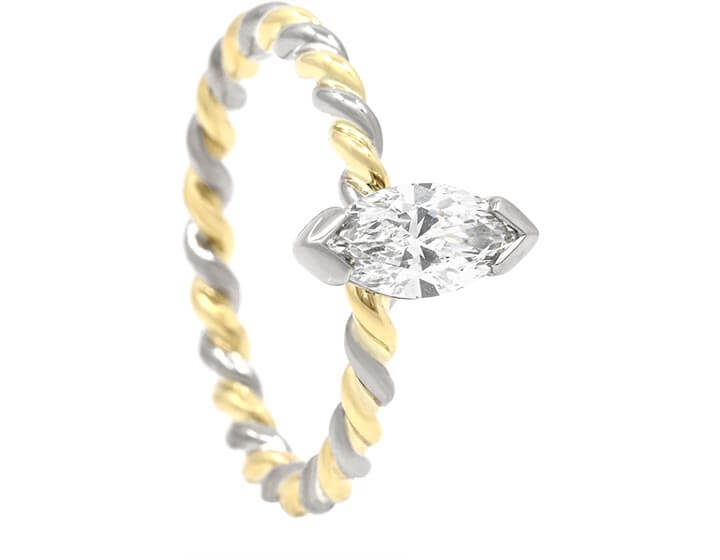 A Diamond Twist Ring for Alicia