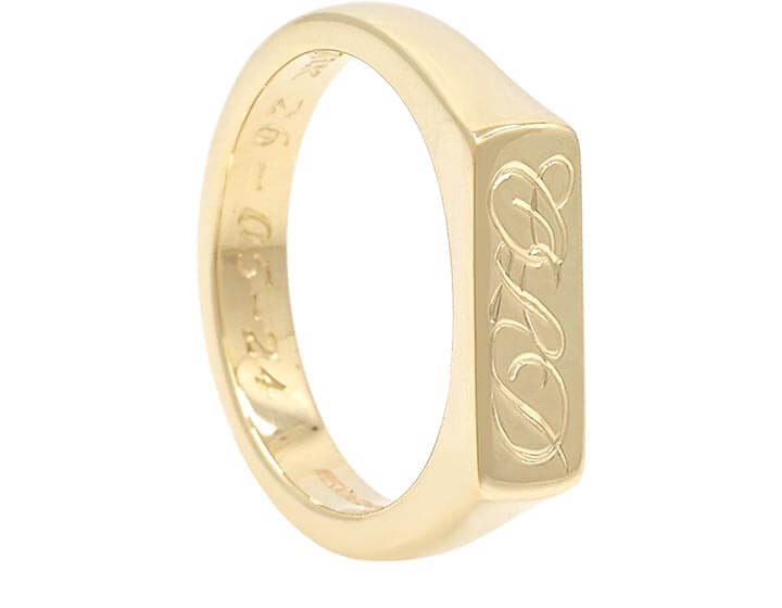 Greg's Modern Signet Ring