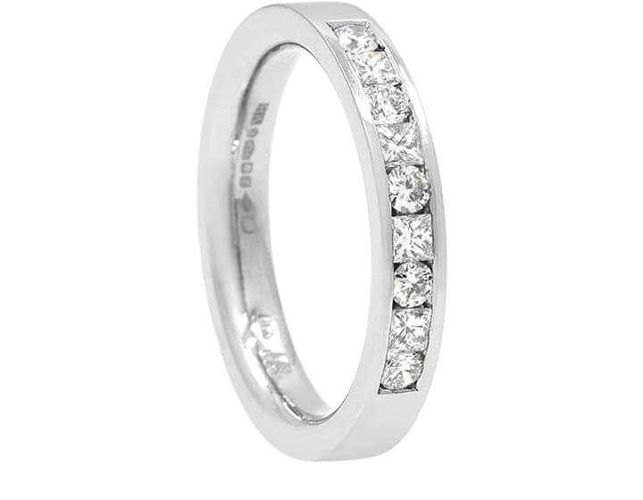 Mixed Cut Diamond Eternity Ring for Nicola