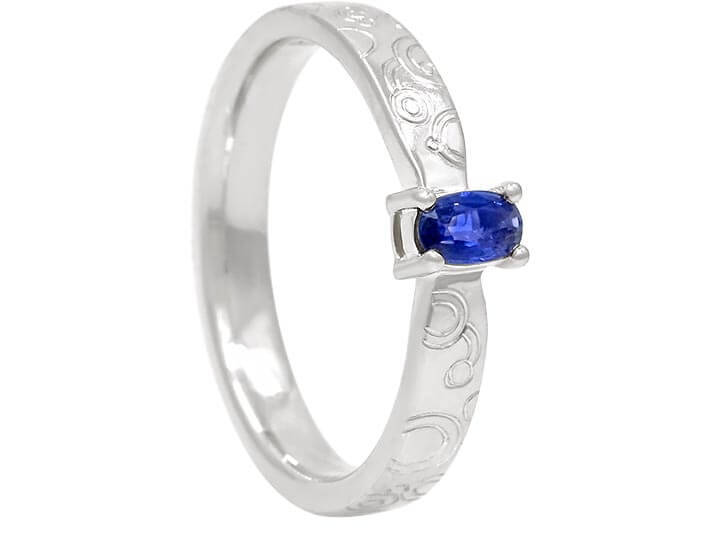 Mitchell's Science Fiction Inspired Engagement Ring