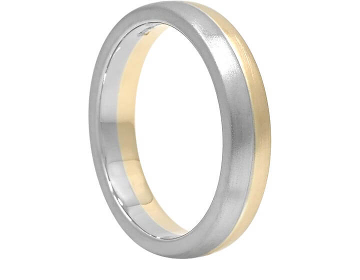 Antony's Mixed Metal Wedding Ring