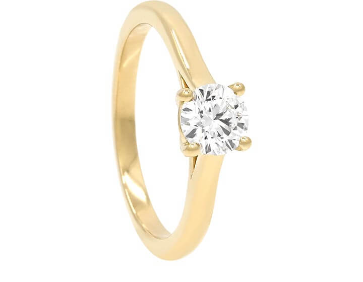 Kath's Classic Solitaire Engagement Ring in Fairtrade Gold