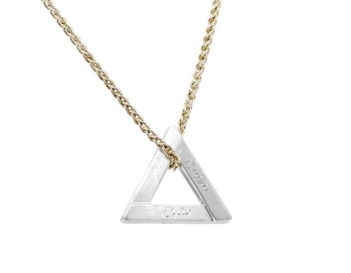 Triangle Silver Pendant