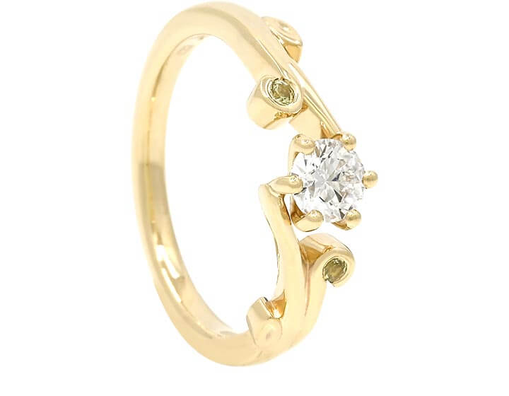 A Nature Inspired Engagement Ring For Emily
