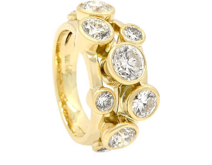 Julie's Contemporary Multistrand Ring
