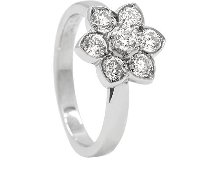 Engagement Ring Redesign with Floral Inspirations