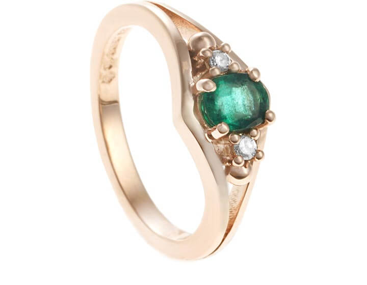 Honor's Rose Gold Engagement Ring
