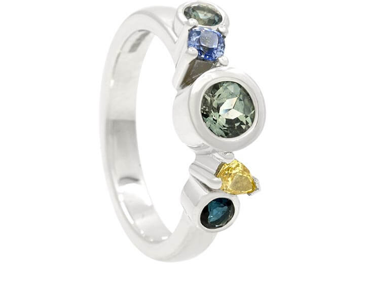 Carrie's Sea Scatter Eternity Ring