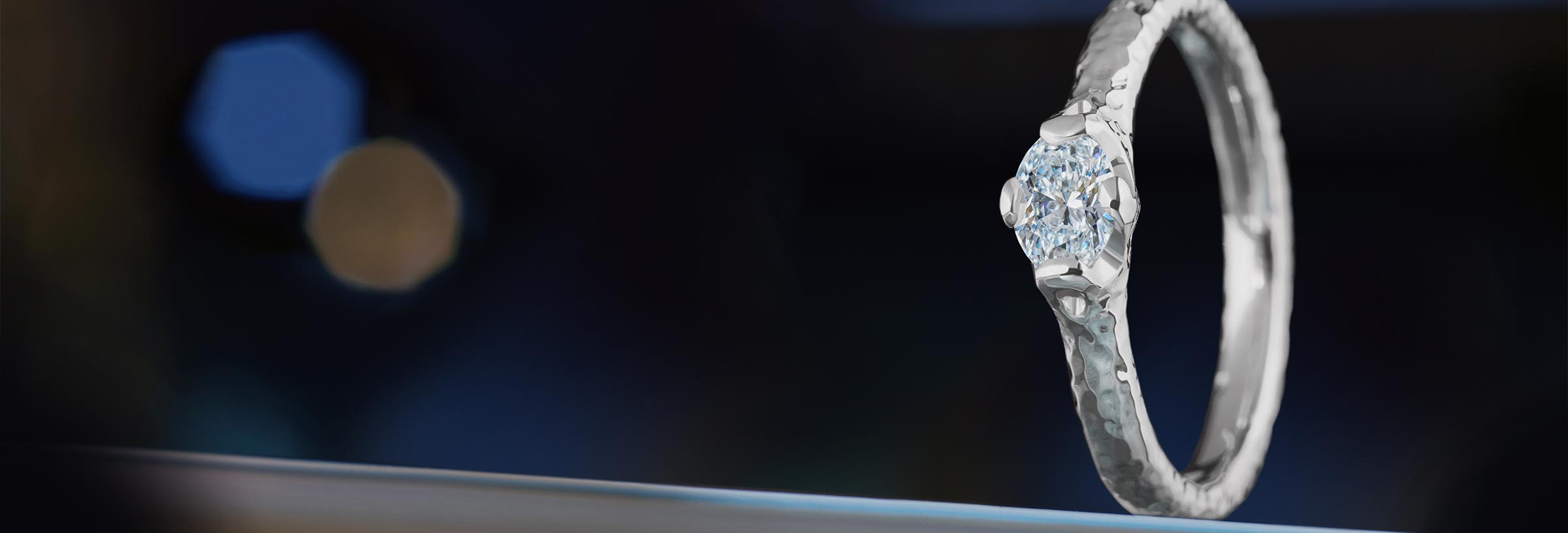 Hammered Engagement Rings Harriet Kelsall