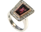 garnet engagement ring