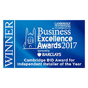 Cambridge News Business Excellence Awards, 'Independent Retailer of the Year 2017'