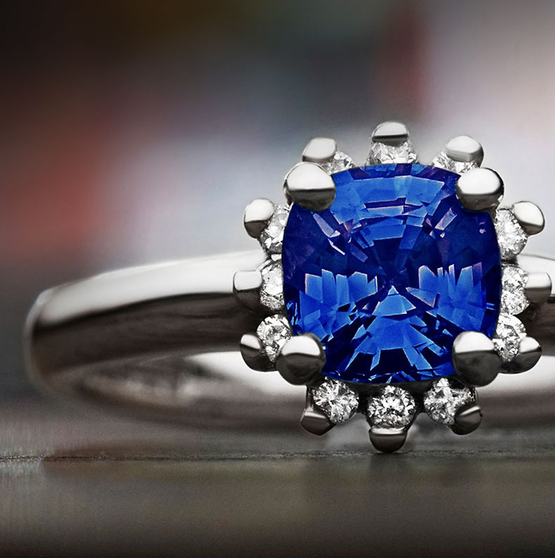 Cushion Cut Engagement Rings Harriet Kelsall