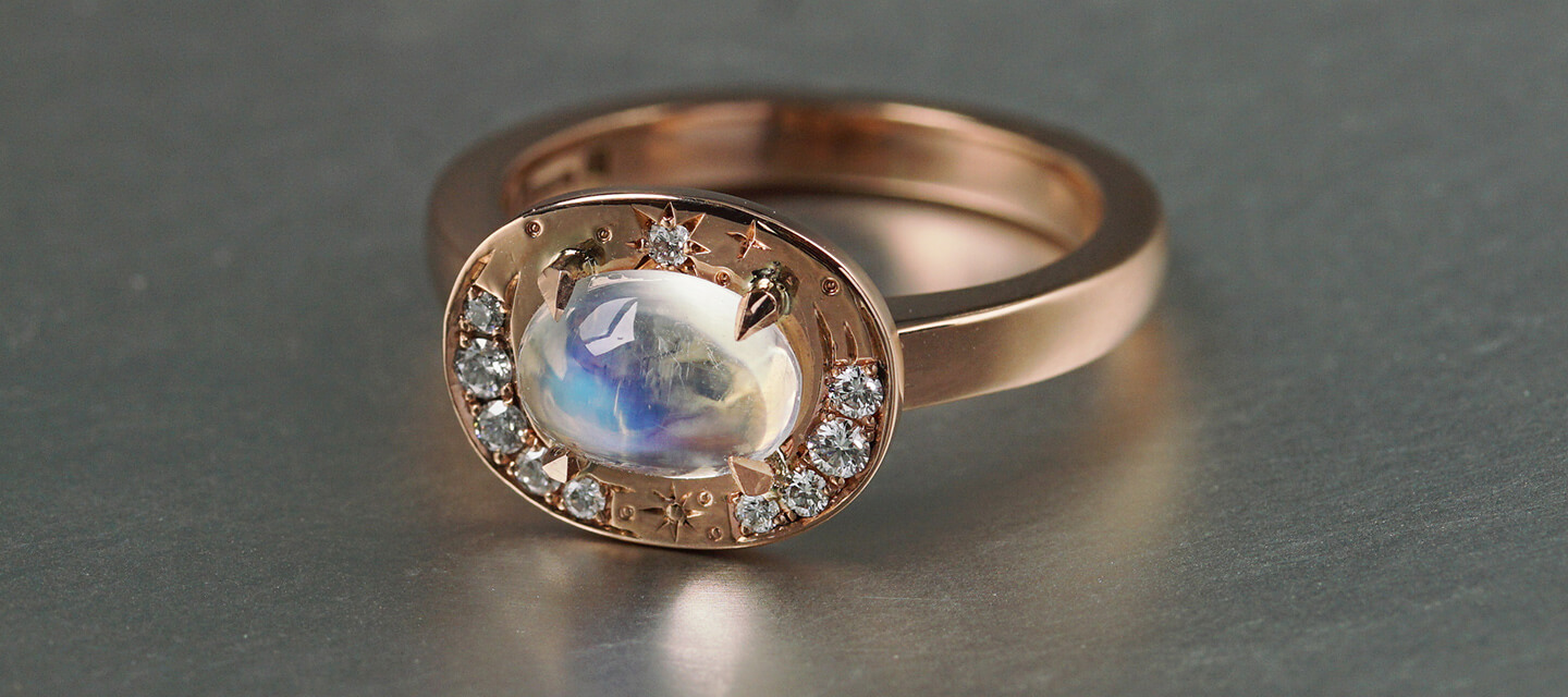 A Guide to Moonstone engagement rings