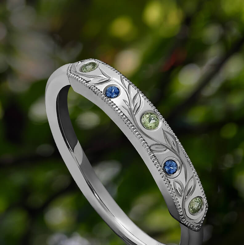 Unique diamond eternity on sale bands