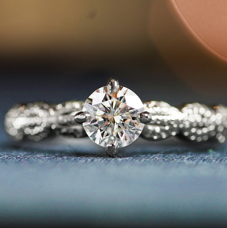 Baguette Diamond Deco Wedding Band · Rachel Boston